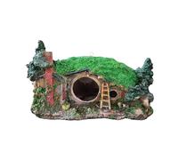 Yongmcxhhj Décoration pour Aquarium,Grotte en Résine pour Petits Reptiles | Abri pour Oiseaux de Jardin | pour Dragon Barbu Lézard Crabes Araignées Intérieur Extérieur Jardin