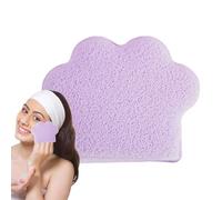 Yongmcxhhj Éponge nettoyante du visage, maquillage des éponges pour le nettoyage du visage - Face élargi de patte de patte de chaton Pouffle nettoyante - Pores de frottement de type pour la saleté et