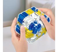 Yongmcxhhj Grand Labyrinthe 3D Maze Cube, 6.9cm ABS Boule De Labyrinthe 3D, Jouet Éducatif Interactif, Cube Magique Et Boule, pour L'entraînement Cérébral