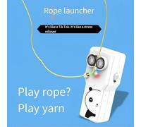 Yongmcxhhj Jouet Fidget en Boucle, tireur à Cordes Portable | Propulseur de Corde de Jouet électrique Fidget | Jouet Amusant, propulseur de Corde de tir à , Jouet électrique pour , Cadeau de noël