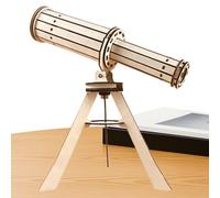 Yongmcxhhj Kit d'Expériences Scientifiques,Télescope en Bois Jouets Éducatifs Logiques,Coffret d'Expérimentation Scientifique Astronomique | pour Garçons Filles Élèves École Maternelle Classe