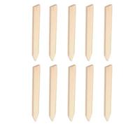 Yongmcxhhj Lot de 10 piquets en bois pour rustiques stables pour jardin, , arbres, clôtures, topographie, marquage, limites et