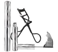 Yongmcxhhj Mascara Imperméable Pour Cils | 2 Pièces Mascara Résistant aux Traces Sans Paquets | Fibres Recourbeuses de Cils à l'Effet Dramatique avec Recourbeur | Pour Femmes et Filles Soirée Fête