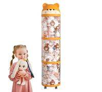 Yongmcxhhj Tube Rangement Peluche Tube De Rangement Pour Peluche Porte P-eluche T-ubes Avec Un Tub-e De Grande Capacité Il Inclut Des Roues Pour Un Déplacement Facile Pour Chambre Et Salle De Jeu