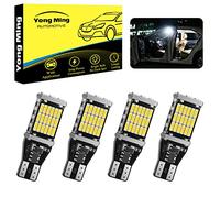 YONGMING Ampoule led 921 912 W16W T15 Canbus sans erreur LED sans polarité pour feu de recul DC 12V Blanc (Lot de 2)