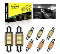YONGMING C5W Led Des ampoules Festoon Canbus 39mm 7500K Blanc Anti Erreur Pour le dôme intérieur de la voiture Lumière de lecture Plaque d’immatriculation du coffre, Paquet de 8