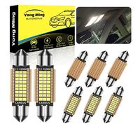 YONGMING C5W Led Des ampoules Festoon Canbus 41mm 7500K Blanc, Anti Erreur Pour le dôme intérieur de la voiture, Lumière de lecture, Plaque d’immatriculation du coffre, Paquet de 8