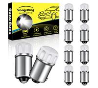 YONGMING H6W T4W BA9S BA9 ampoules LED 53 57 1895 64111 1891 LED Bub pour Côté de Voiture Marqueur Dôme Carte Plaque D’immatriculation Lumières Blanc 12V Pack de 10