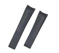 YONGNAGUI NASUNJIA 20mm 22mm Caoutchouc Silicone Sport Edition Watchband Compatible with Tag Heuer Série Homme Montre Bracelet Bracelet Bracelet Bracelet Poigne-Bracelet F1(Without Clasp_20mm)