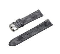 YONGNAGUI NASUNJIA Bande de bracelet de montre rétro de haute qualité 18mm 20mm 22mm En cuir de 24mm de 24 mm de montre bleu brun bleu Compatible avec des accessoires d'homme(Gray,20mm)
