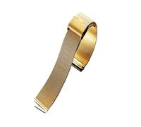 YONGNAGUI NASUNJIA Bracelet de montre en acier inoxydable avec boucle en maille ultra fine Compatible avec les montres de marques 10/12/14/16/18/20/22 mm, 12mm