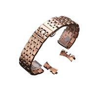 YONGNAGUI NASUNJIA Bracelet de montre en acier inoxydable compatible avec Tissot et Citizen, compatible avec les bracelets de montre 12/13/14/16/17/18/19/20/21/22/23/24 mm(Rose Gold,16mm)