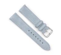 YONGNAGUI NASUNJIA Bracelets De Montre En Cuir Véritable For Hommes Et Femmes, 18mm 20mm 22mm 24mm, Accessoires De Montre En Daim, Bracelets De Montre Vintage(Light Blue,20mm)