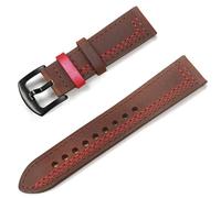 YONGNAGUI NASUNJIA Bracelets de montre Vintage en cuir véritable ceinture multi-couleurs 22mm 20mm femmes hommes bracelet de montre en peau de vache bracelet de montre(Philip 26,20mm)