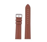 YONGNAGUI NASUNJIA SAFFIANO Cross Cross Strap en cuir véritable Compatible avec homme et femme 18mm 20mm 22mm 7 couleurs(Brown,22mm)