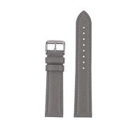 YONGNAGUI NASUNJIA SAFFIANO Cross Cross Strap en cuir véritable Compatible avec homme et femme 18mm 20mm 22mm 7 couleurs(Grey,22mm)