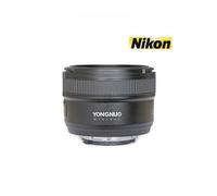 YONGNUO - Objectif Nikon YN50 mm - pour Appareil Photo avec Réflexe numérique (58 mm f/1.8 AF/MF) - Noir Noir G
