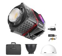 Yongnuo YN150 Ultra RGB 150 W Lampe vidéo LED 2000 K-10000 K, 31 effets d'éclairage, luminosité 6680 lux, télécommande par application, support Bowens avec bloc d'alimentation, support de batterie NPF