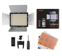 Yongnuo YN300 III - Lampe LED pour éclairage photo 3200K-5500 K, 150 LED, 2280 lm), Noir