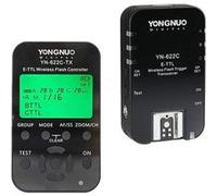 Yongnuo YN622 °C TX - Kit Kit émetteur-Récepteur Yongnuo 622 et émetteur TX Yn-622tx pour Canon (FEC, Fvl, LCD, 100 m, Noir Noir G