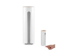 YONGRONGHE Support mural pour tampons de maquillage,Support rond en coton,Support de sac poubelle,Distributeur de tampons de coton, tampons de coton, couvre-chaussures