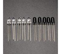 Yongse 10pcs 5mm 940nm IR Infrared Diode Launch Emitter Receiver LED