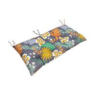 YongXinMY Coussin de banc imperméable intérieur/extérieur - Coussin épais, antidérapant et doux avec attaches - Housse de siège rectangulaire confortable pour balancelle de jardin, terrasse, porche
