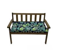 YongXinMY Coussin de banc imperméable intérieur/extérieur - Coussin épais, antidérapant et doux avec attaches - Housse de siège rectangulaire confortable pour balancelle de jardin, terrasse, porche