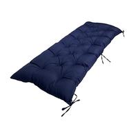 YongXinMY Coussin de banc imperméable pour intérieur/extérieur - Coussin épais, antidérapant et doux avec attaches - Housse de siège rectangulaire confortable pour balancelle de jardin, terrasse