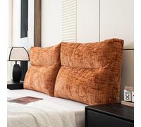 YongXinMY Coussin de dossier de canapé en lin - Rembourrage en coton PP et coton PP - Coussin ergonomique pour lit, baie vitrée, canapé, salon (#5, 60 x 50 x 18 cm)