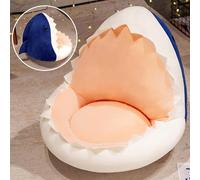 YongXinMY Coussin de siège en forme de dinosaure - Coussin de sol en peluche kawaii drôle - Coussin de sol dossier et siège en coton PP doux pour maison, bureau, chambre à coucher, dortoir (requin