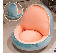 YongXinMY Coussin de siège en forme de requin dinosaure - Coussin de sol en peluche kawaii drôle - Coussin de sol dossier et siège en coton PP doux pour maison, bureau, chambre à coucher, dortoir