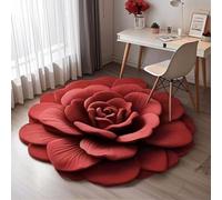 YongXinMY Grand tapis de sol romantique à motif de diatomite 3D en velours doux absorbant antidérapant à séchage rapide pour toilettes, douche, entrée, couloir, usage domestique (#A, 120 x 120 cm)