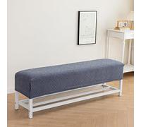 YongXinMY Housse de banc extensible pour salle à manger, cuisine, salon, chambre à coucher - Tissu jacquard épais et lavable pour piano (#1, taille XS)