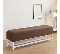 YongXinMY Housse de banc extensible pour salle à manger, cuisine, salon, chambre à coucher - Tissu jacquard épais et lavable pour piano (#2, taille M)