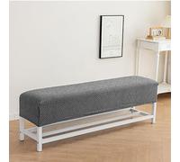 YongXinMY Housse de banc extensible pour salle à manger, cuisine, salon, chambre à coucher - Tissu jacquard épais et lavable pour piano - #6, taille L