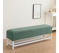 YongXinMY Housse de banc extensible pour salle à manger, cuisine, salon, chambre à coucher - Tissu jacquard épais et lavable pour piano (#4, XL)