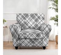 YongXinMY Housses de chaise d'appoint du milieu du siècle avec housse de coussin - Ensemble de canapé extensible moderne imprimé floral botanique housse élastique pour salon, chambre à coucher, bureau