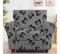 YongXinMY Housses de chaise d'appoint du milieu du siècle avec housse de coussin - Ensemble de canapé extensible moderne à imprimé floral botanique housse élastique pour salon, chambre à coucher