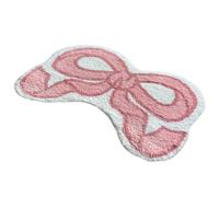 YongXinMY Tapis de bain absorbant en forme de nœud irrégulier, en peluche douce, antidérapant, lavable en machine, pour chambre à coucher, cuisine, chambre à coucher, cuisine, coquette (50,8 x 76,2 cm