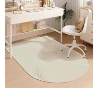 YongXinMY Tapis de chaise de bureau pour moquette et parquet - Moderne en forme d'arche en velours cristal doux antidérapant pour la maison, le bureau, la chambre à coucher (#4, 90 x 120 cm)