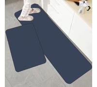 YongXinMY Tapis de cuisine à séchage rapide - Couleur unie - Diatomées - Antidérapant et absorbant - En caoutchouc facile d'entretien - Pour couloir, salle de bain, buanderie (#10, 40 x 60 cm)