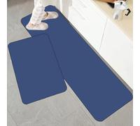 YongXinMY Tapis de cuisine à séchage rapide - Couleur unie - Diatomées - Antidérapant et absorbant - En caoutchouc facile d'entretien - Pour couloir, salle de bain, buanderie (#3, 40 x 120 cm)