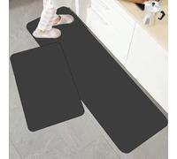 YongXinMY Tapis de cuisine à séchage rapide - Couleur unie - Diatomées - Antidérapant et absorbant - En caoutchouc facile à nettoyer - Pour couloir, salle de bain, buanderie (#7, 50 x 160 cm)