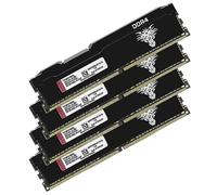 Yongxinsheng 2666 MHz Ram DDR4 64go (4x16go) PC4-21300 Udimm CL19 Non-ECC Unbuffered 1.2V 288-Pin Mémoire Ram Barette Kit pour Ordinateur de Bureau (Noir)