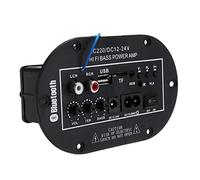 YONGYAO 100W Haute Puissance Bluetooth Subwoofer Hi-FI Bass AMP Amplificateur Conseil avec télécommande pour la Voiture de Voiture MP3 Audio