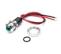 YONGYAO 14Mm 12V LED Panneau Pilote Dash Light Indicateur Voyant Voiture Bateau Signal Lampe-Vert