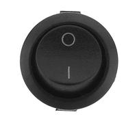 YONGYAO 2 Broches 3A/250Vac 6A/125Vac Spst on-Off Interrupteur À Bascule Rond Noir Blanc-Noir