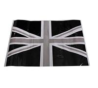 YONGYAO 2Pcs Black Union Jack Flag Vinyl Mirrors Stickers pour Mini Cooper