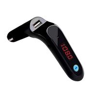 YONGYAO Voiture Bluetooth Mains Libres Transmetteur FM sans Fil Bluetooth Voiture Lecteur Mp3 Chargeur de Voiture - Noir